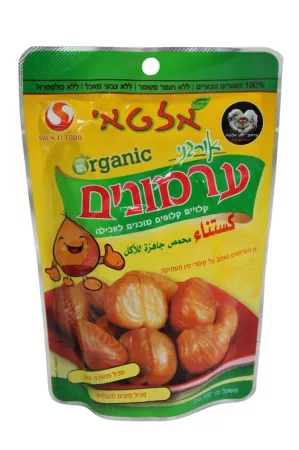 Organic peeled chestnuts 100g